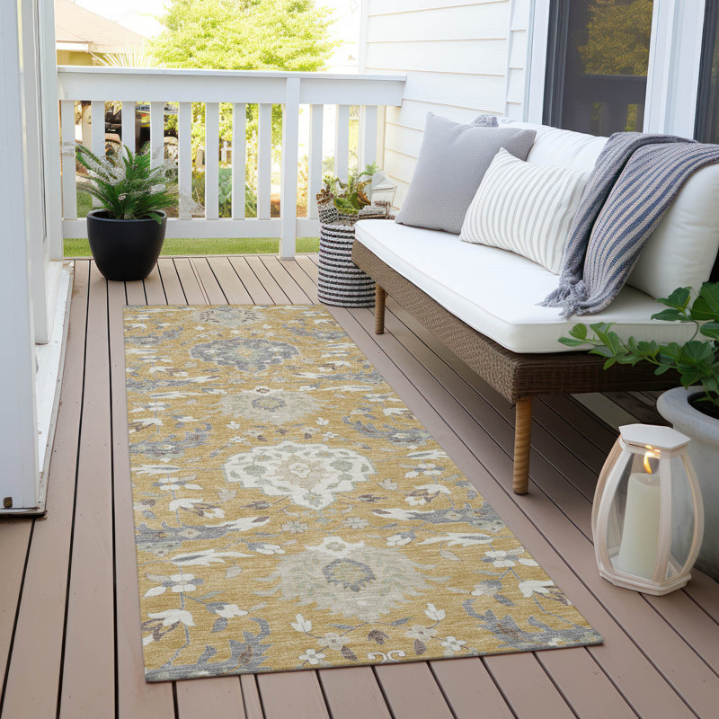  Machine Washable Indoor/Outdoor Chantille ACN1026 Rug, Runner 2'3" x 7'6"