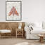 Giclée encadrée «Moth Over Leaf Sprig», conception par Cady-140768026-140768027