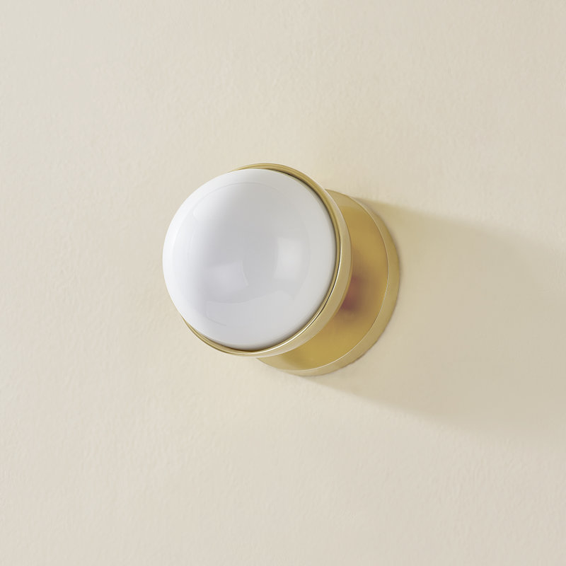 Meuble-lavabo 1 lumière Amy, Laiton vieilli