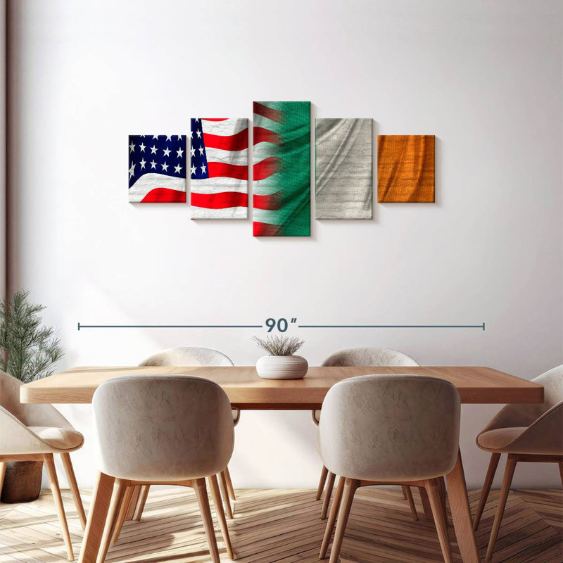 États-Unis et Irlande Colmont, H 30 po x l 68 po