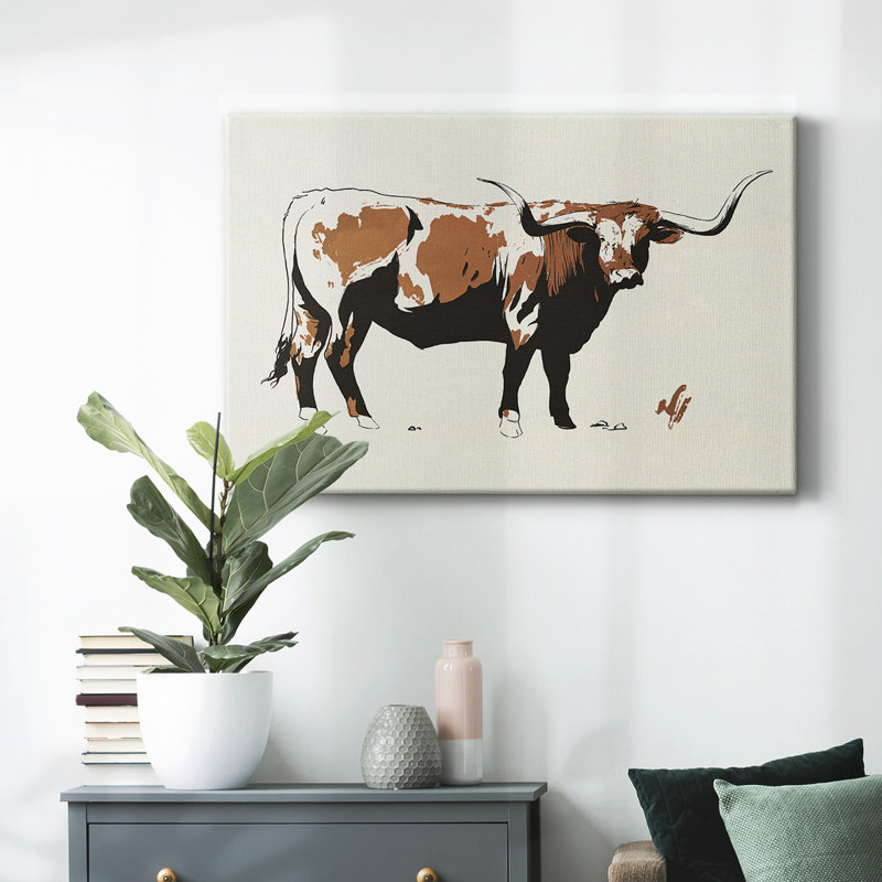 Toile tendue Terre Cotta Steer I-Gallery
