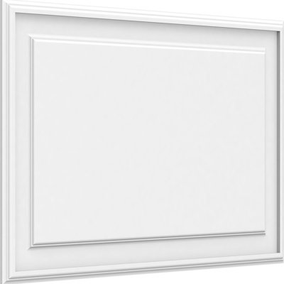 Panneau mural surélevé en PVC blanc Legacy