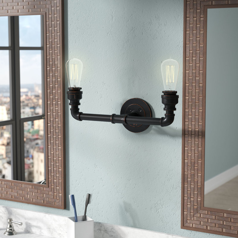 Éclairage pour salle de bain 2 lumières Motes