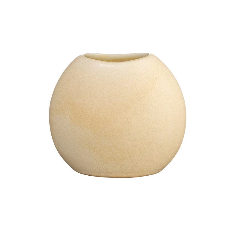 ASA Selection Moon Table Vase, Brown, white and pink, 32cm H x 36cm W x 13cm D