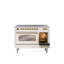 Cuisinière à induction 48 pouces avec 6 éléments à induction ILVE Nostalgie II Series (porte en verre)-805947486