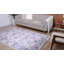 Tapis ivoire à motif floral-821786842