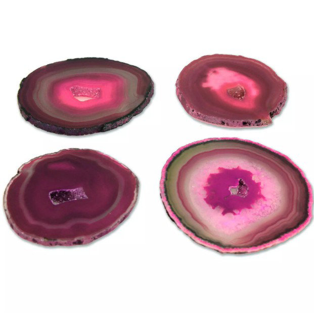 Sous-verre rose