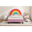 Lit plateforme tapissier Rainbow Design