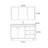 Modern simple black bathroom cabinet