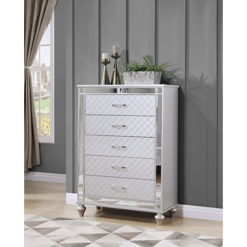 Commode argentée, commode argentée, Argent argent