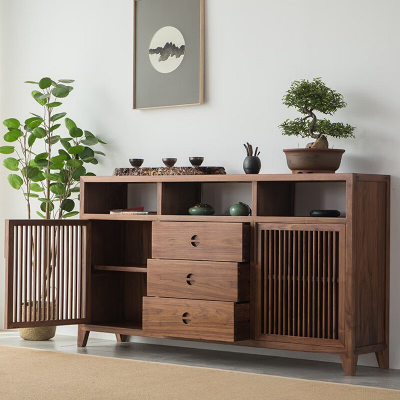 Buffet classique et simple, 38.58" H x 70.87" W x 14.96" D