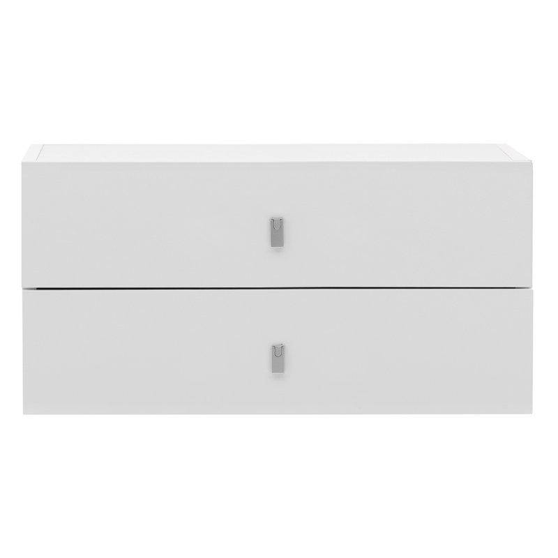 Shariece Wood Drawer Unit, 68cm, Pure White