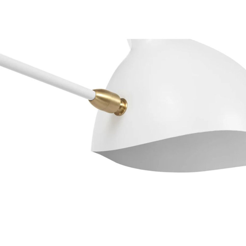 Luminaire suspendu réglable 3 lumières Arlo, Blanc
