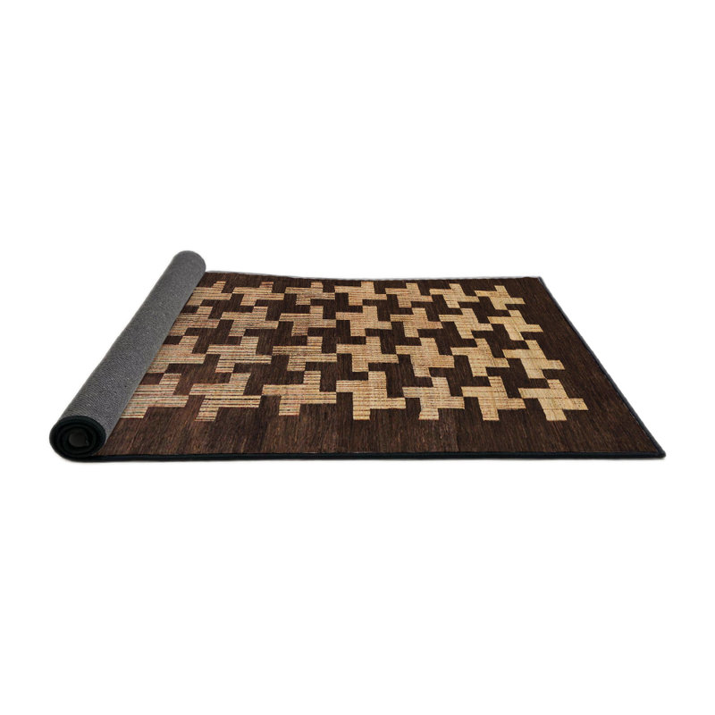 Tapis abstrait moderne 1619, Rond 6 pi