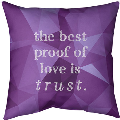 Coussin de sol pierres précieuses Love & Trust