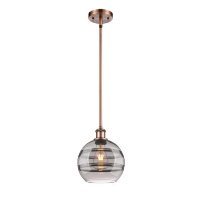 Luminaire suspendu avec tige 1 lumière Ballston Bienes-516-G556