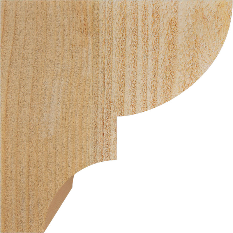 Corbeau Ridgewood, H 10 po x l 6 po x P 10 po, Sapin de Douglas, Sciage brut