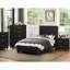Contemporain durable en similicuir recouvrant la table de chevet 1pc