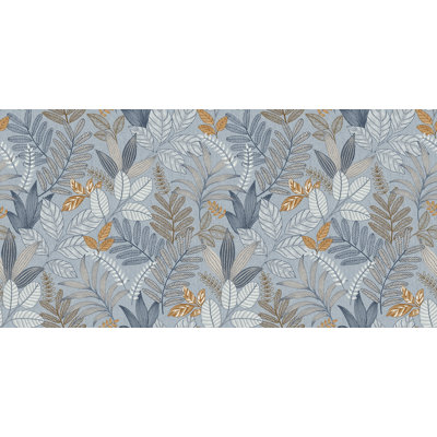 Papier peint bleu Allure Foliage