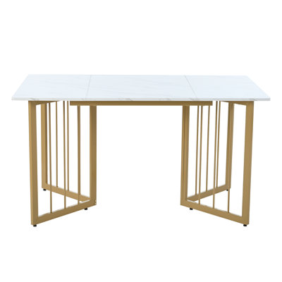 Glosco Metal Base Dining Table