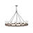 Sawyer 15-Light Single Tier Outdoor Rustic Chandelier-781641668