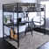 Elita Full Platform Loft Bed with Bookcase by Isabelle & Max™