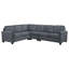 Canapé modulaire rembourré 4 pièces Ashland-679012870