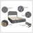 Dwayna Upholstered Panel Bed-910408436-910408439
