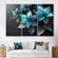 Gassett - Ensemble d'art mural poinsettias-107196230-107196232