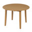 Table de salle à manger extensible ronde pour 2 à 4 personnes, table de salle à manger pliante en bois avec taille réglable, conception peu encombrante pour les petits appartements et les salles à manger - Brun clair-2078147465