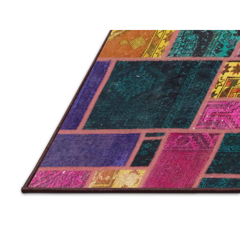 Abstract Indoor Rug, Rectangle 7' x 10'