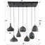 Polemoine 7 - Light Cluster Geometric Pendant