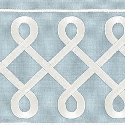 Oriana Soutache Embroidered Cotton Blend Fabric