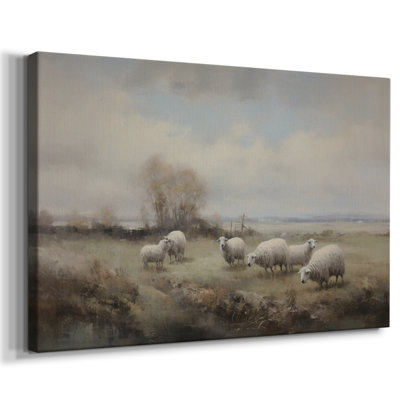 Paysages rétro-CXCIX -Galerie enveloppée Cavas