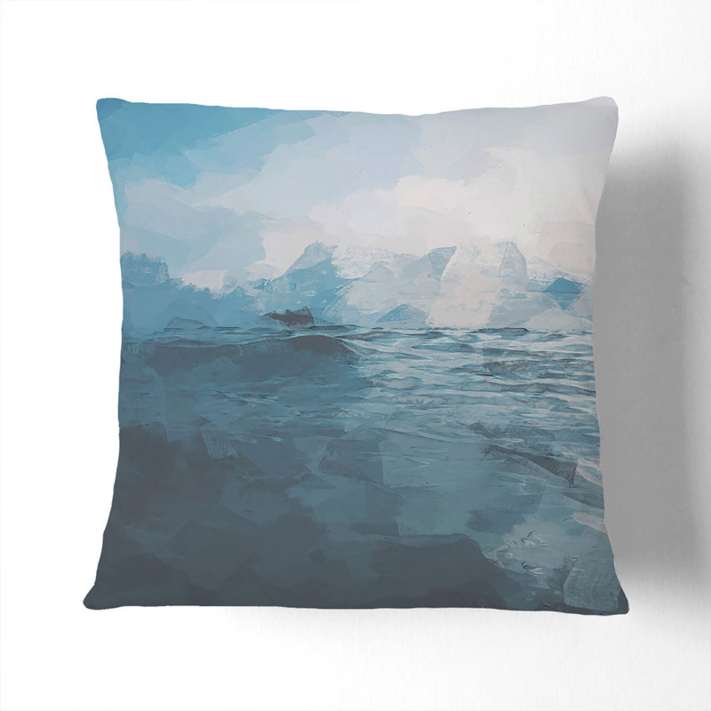 Square Throw Cushion, 55cm H x 55cm W x 20cm D, White
