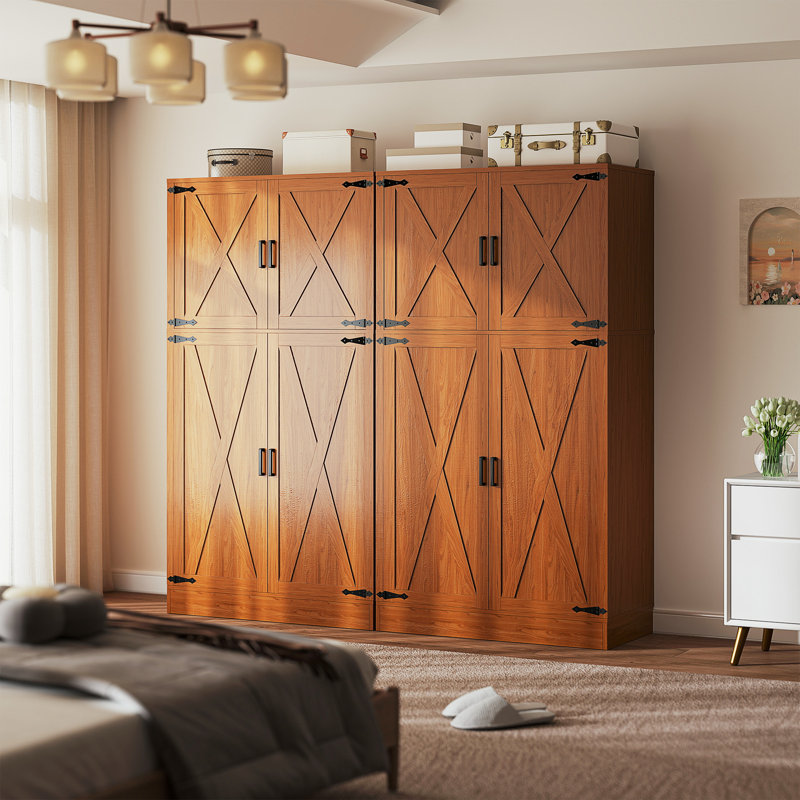 Armoire 70,9 po H, Brun