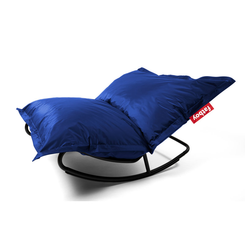 Rock 'n Roll Medium Bean Bag Chair, Petrol Nylon