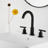 Fine Fixtures Vitreous China Corner Bathroom Sink with Overflow ...