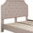 Aluino Arched Button Tufted Upholstered Platform Bed Frame - No Box Spring Required-395099098-395099097