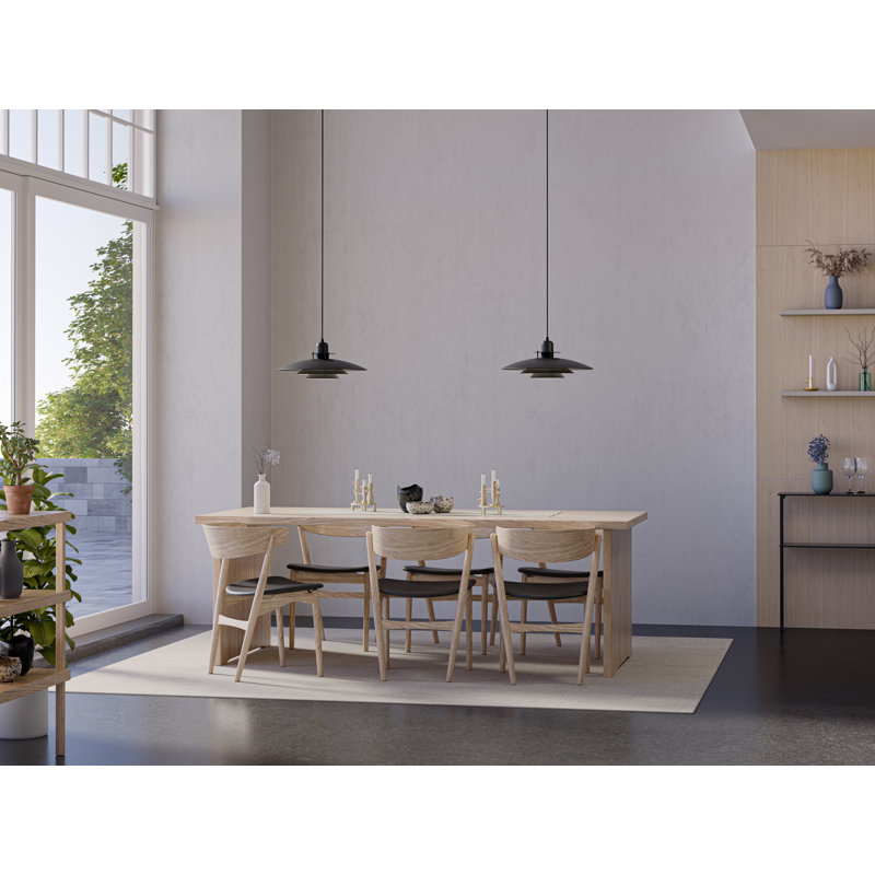 Primus 1 - Light Unique/Statement Pendant, 21.20cm H x 47.50cm W x 47.50cm D, Flat Black