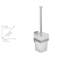 Gwalchmai Rebrilliant, Removable Container Made of Satined Glass Toilet Brush and Holder