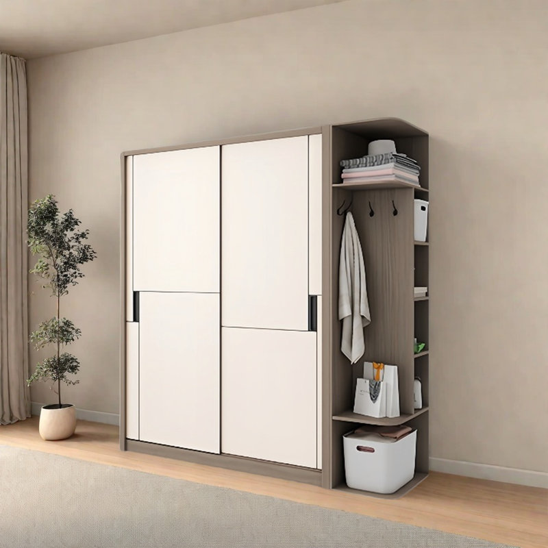 Garde-robe simple et moderne, H 82,68 po x l 70,87 po x P 23,62 po