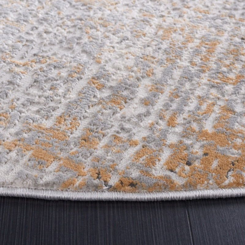 Kulig Performance Abstract Rug, Round 6'7"