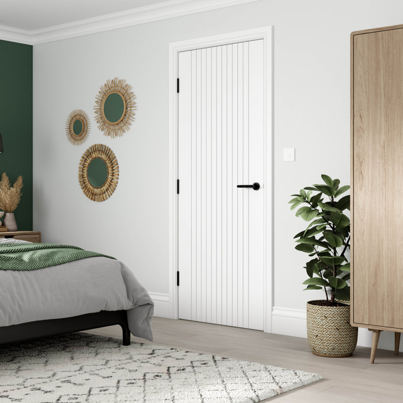 Aria Fire Door, White, 76.2cm W x 198.1cm H