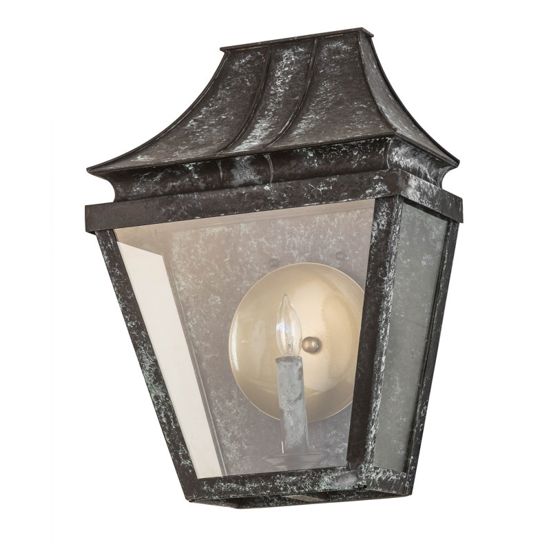 Coach Darien Solid Brass Flush Mounted Sconce