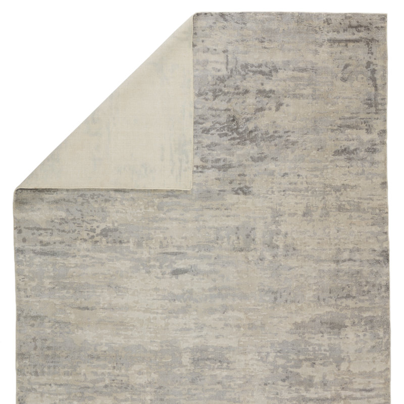 Area Rug in Gray, Rectangle 10' x 14'