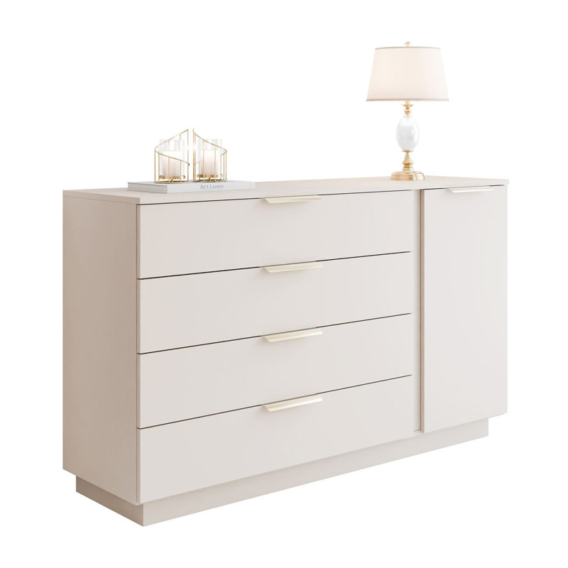 138cm Sideboard, cashmere/ gold
