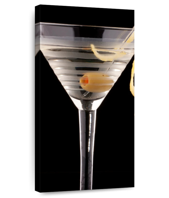 Dry Martini Cocktail, 54" H x 27" W