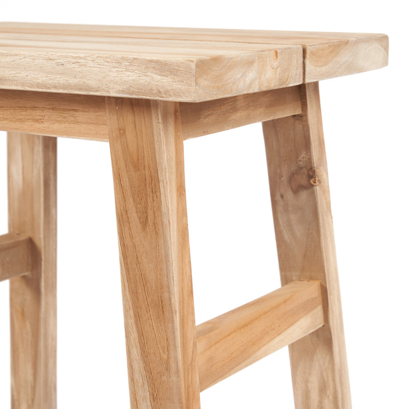 Cassano Solid Wood Accent Stool