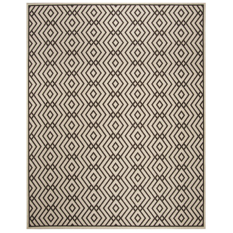 Tapis géométrique Gowanus 100 Performance, Rectangle 8 pi x 10 pi